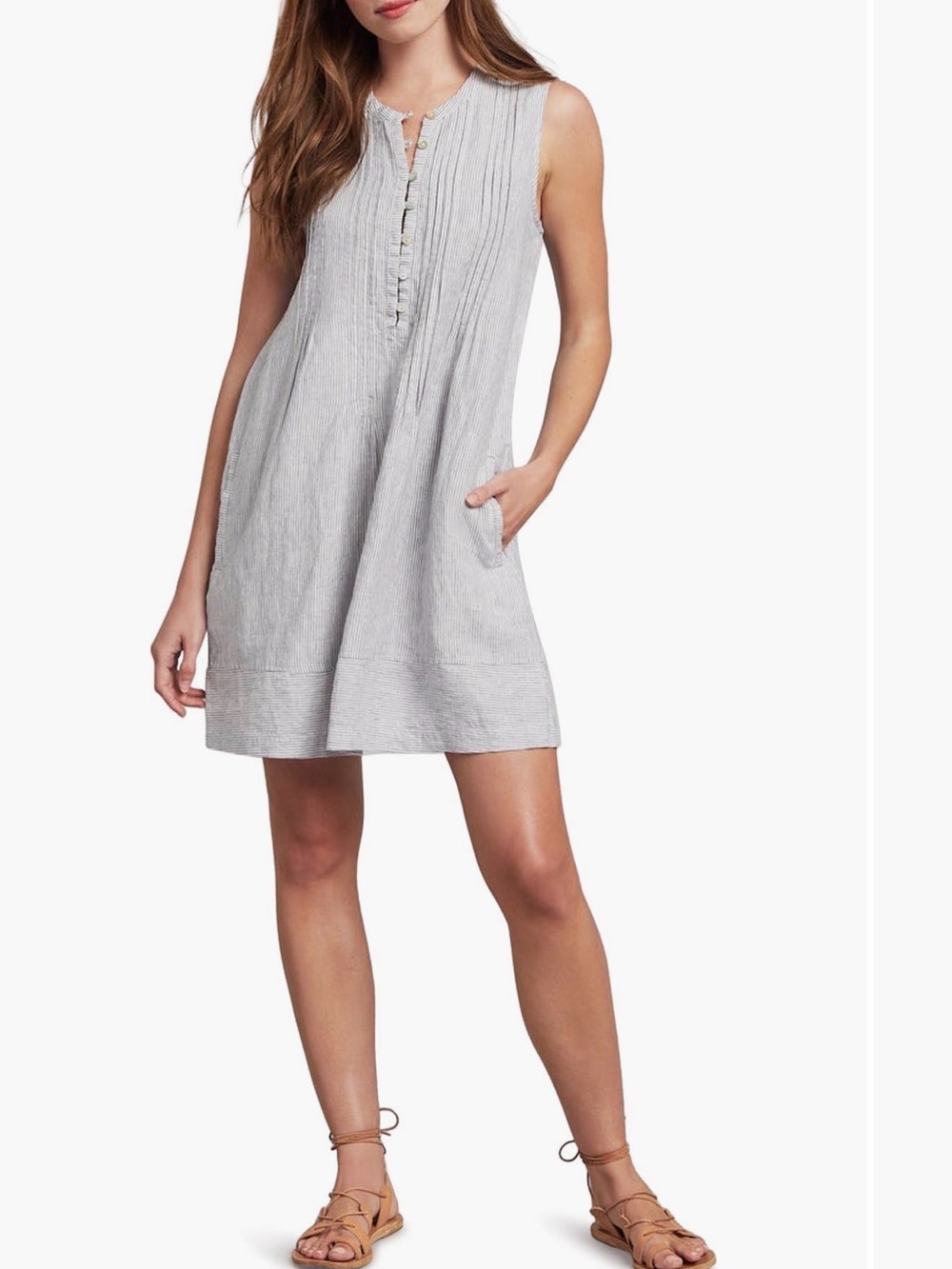 Faherty Isha linen  sundress